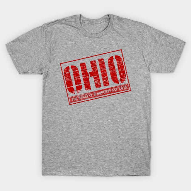 Distressed Ohio T-Shirt by SloopCast